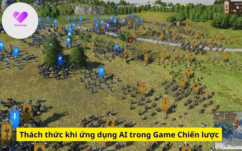 Thách thức khi ứng dụng AI trong Game Chiến lược