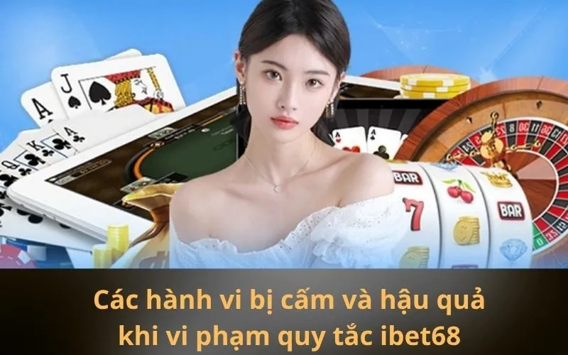 Các hành vi bị cấm và hậu quả khi vi phạm quy tắc ibet68