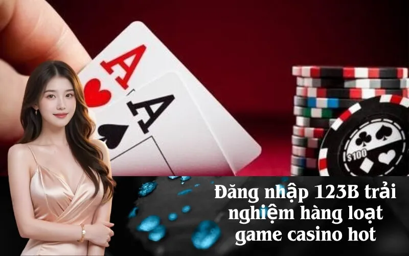 Đăng nhập 123B trải nghiệm hàng loạt game casino hot