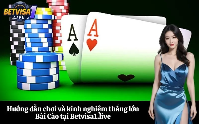 Hướng dẫn chơi và kinh nghiệm thắng lớn Bài Cào tại Betvisa1.live
